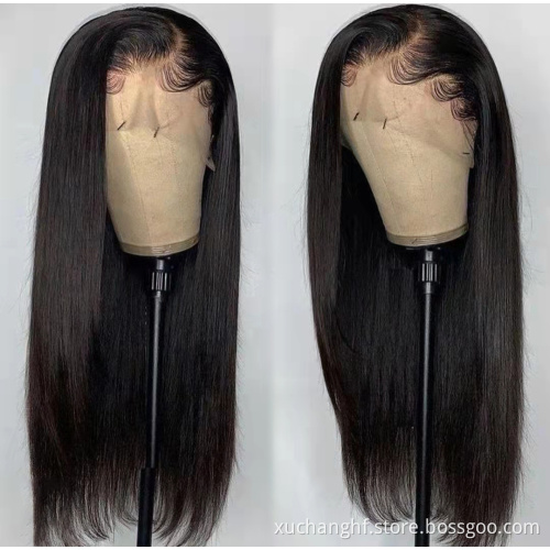 HF WIG Top Quality 40 Inch Full Lace Wig Raw Hair Preplucked Glueless Long Human Hair Lace Frontal Wigs In Stock For Women